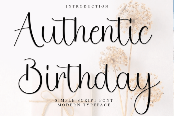 Authentic Birthday Font: Festive Branding for Small Business
