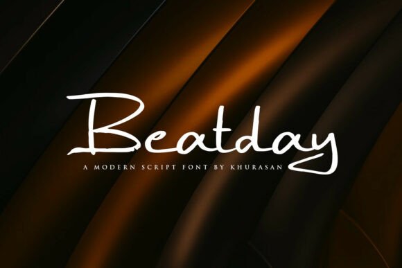 Beatday Font: A Refined Script for Editorial Layouts