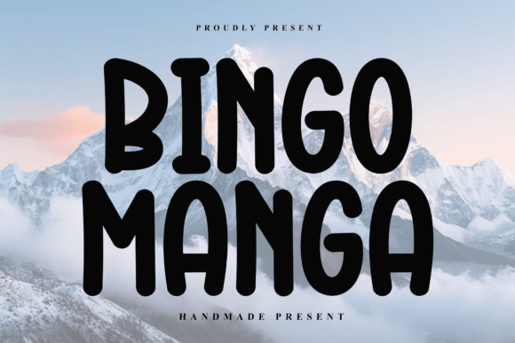 Bingo Manga Font: Warm Handwritten Type for Editorial Design