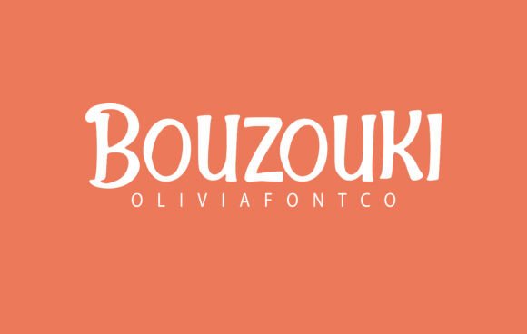 Bouzouki Font: Sweet Handwritten Style for Crafters
