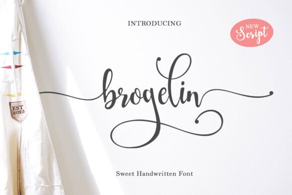 Brogelin Font: Adding Handwritten Charm to Brand Identity