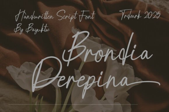 Brondia Derepina Font for Small Business Branding