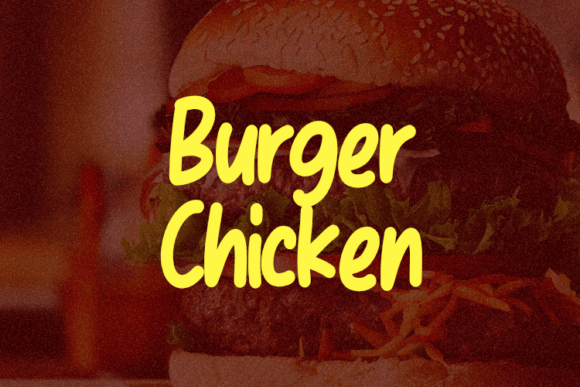 Burger Chicken Font: A Designer’s Branding Test