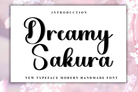 Dreamy Sakura Font: Adding Warmth to Brand Identity
