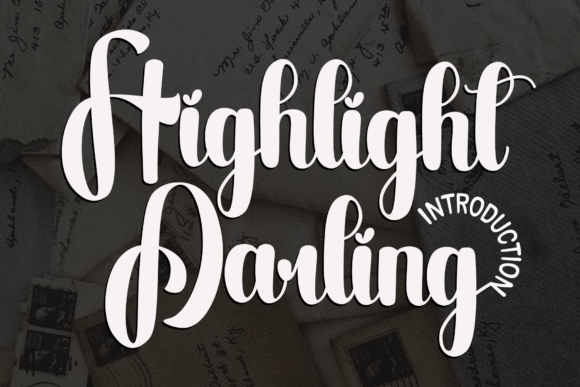 Highlight Darling Font Review for Web Design