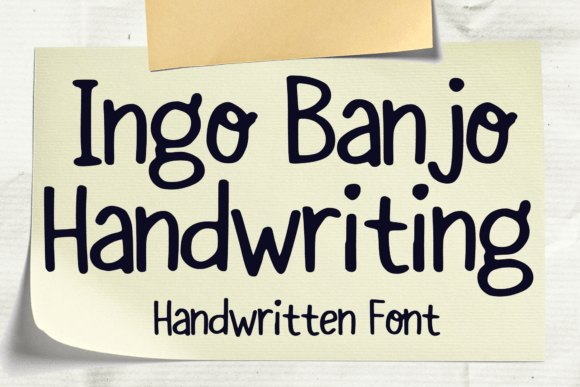 Ingo Banjo Handwriting Font for Editorial Design