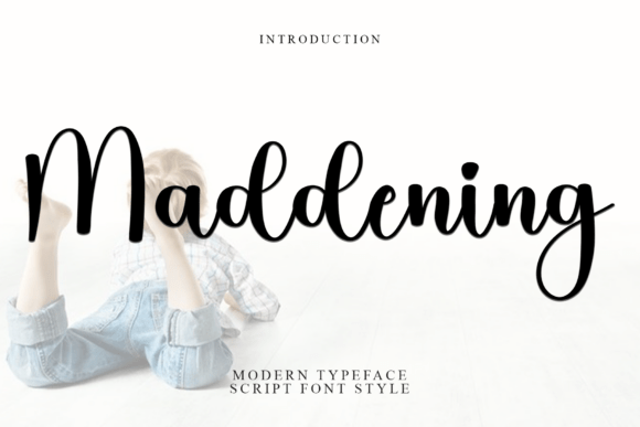 Maddening Font: A Soft Script for Small Business Branding