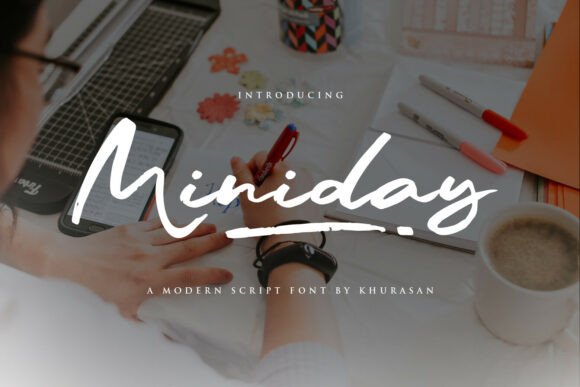 Miniday Font: A Modern Script for Organic Branding
