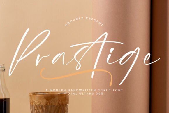 Prastige Font: Elevating Handmade Labels & Packaging