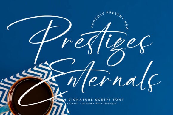 Prestiges Enternals Font for Elegant Web Design