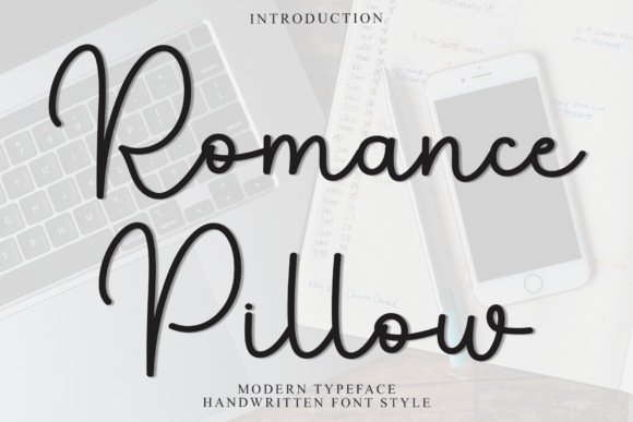 Romance Pillow Font: Adding Holiday Charm to Web Layouts