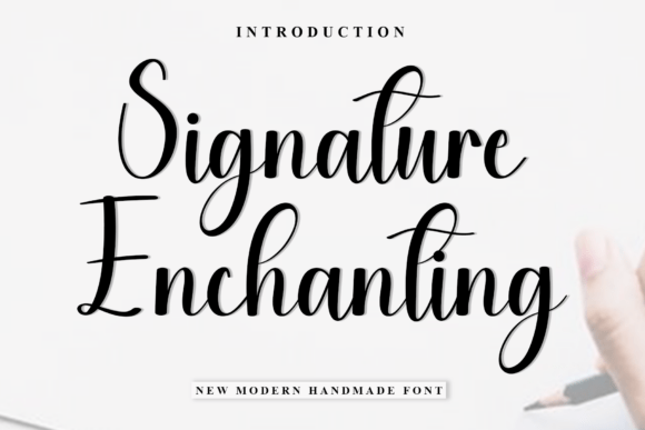 Signature Enchanting Font: Elevate Your Small Business Brand