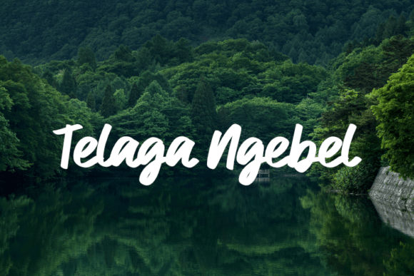 Telaga Ngebel Font: A Script Typeface for Organic Branding