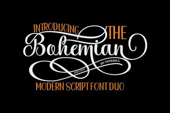 The Bohemian Duo Font for Editorial Design