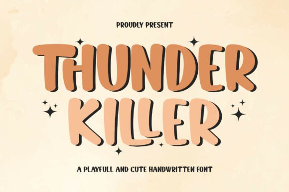 Thunder Killer Font: Adding Joy to Editorial Design