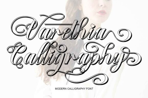 Varethia Calligraphy Font for Digital Marketing