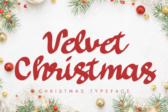 Velvet Christmas Font Review: Festive Typography for Campaigns