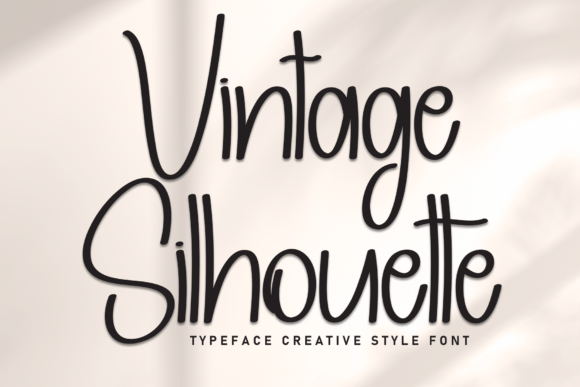 Vintage Silhouette Font: Elevating Handmade Labels
