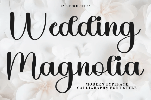 Wedding Magnolia Font: Elevating Editorial Design